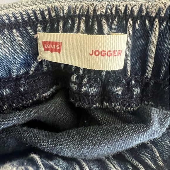 Levi’s Cotton Blend Denim Slim Fit Joggers Girls 5-6 Yrs Old EUC - Picture 6 of 6